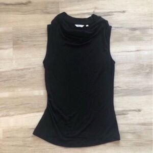 Black Reitmans Cowl Neck Tank